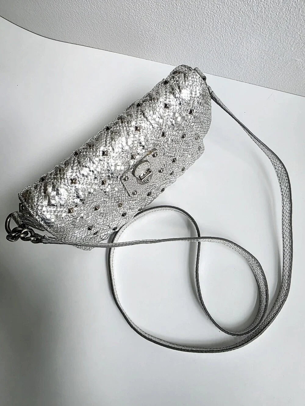 Marc Jacobs Silver Studded Crossbody